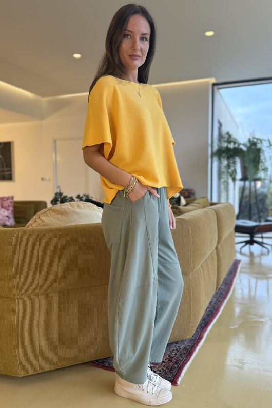 Conrad Layer Knit Mango